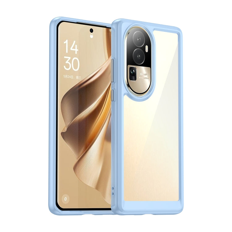 For OPPO Reno10 Pro+ Colorful Series Acrylic + TPU Phone Case