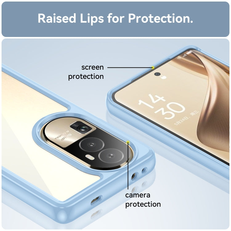 For OPPO Reno10 Pro+ Colorful Series Acrylic + TPU Phone Case