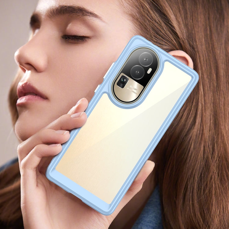 For OPPO Reno10 Pro+ Colorful Series Acrylic + TPU Phone Case