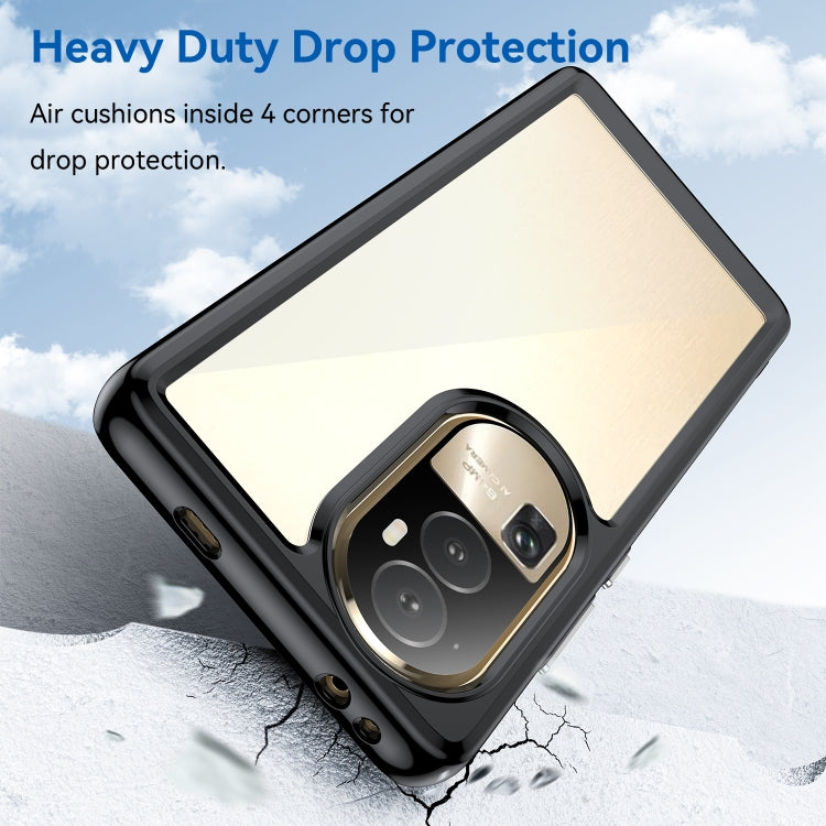 For OPPO Reno10 Pro+ Colorful Series Acrylic + TPU Phone Case