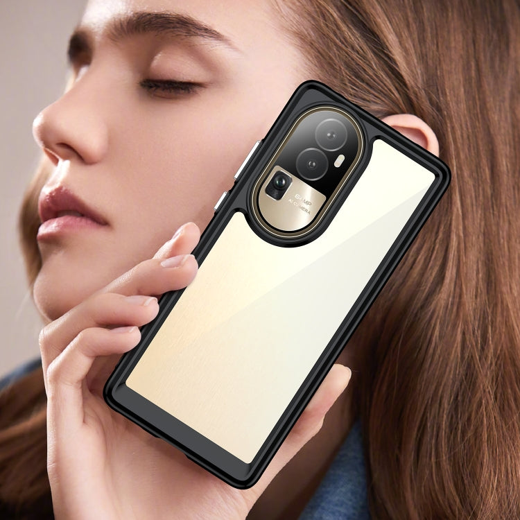 For OPPO Reno10 Pro+ Colorful Series Acrylic + TPU Phone Case