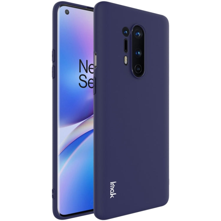For OnePlus 8 Pro IMAK UC-1 Series Shockproof Frosted TPU Protective Case(Blue)