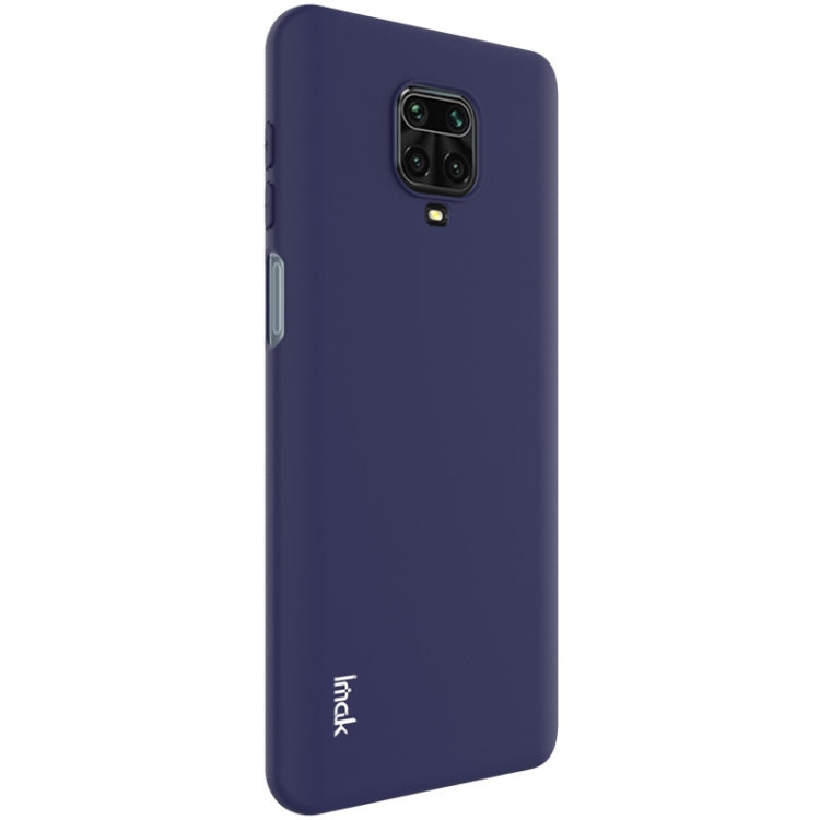 For Xiaomi Redmi Note 9S IMAK UC-1 Series Shockproof Frosted TPU Protective Case(Blue)