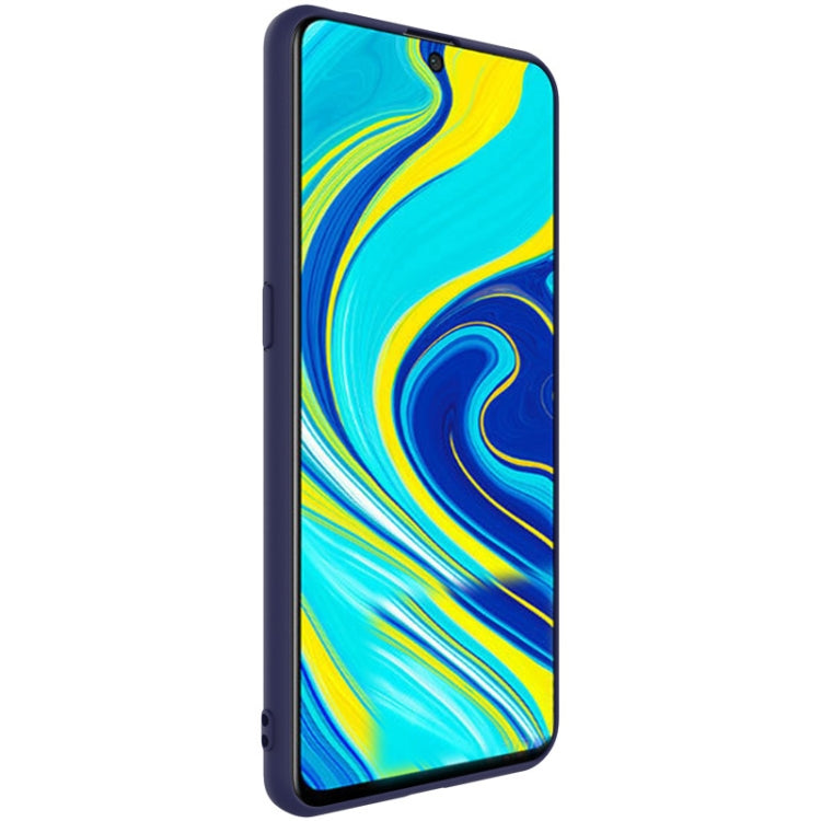 For Xiaomi Redmi Note 9S IMAK UC-1 Series Shockproof Frosted TPU Protective Case(Blue)