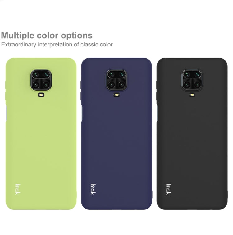 For Xiaomi Redmi Note 9S IMAK UC-1 Series Shockproof Frosted TPU Protective Case(Blue)