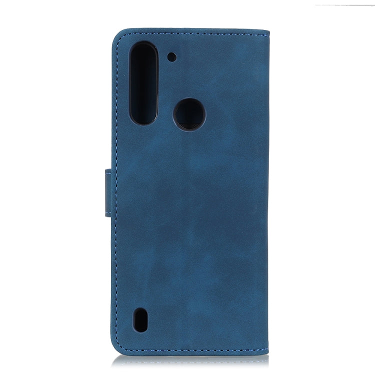 For Motorola Moto G8 Power Lite KHAZNEH Retro Texture PU + TPU Horizontal Flip Leather Case with Holder & Card Slots & Wallet