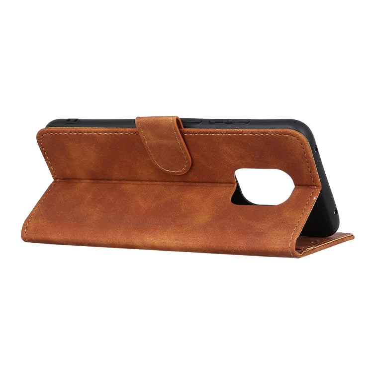 For Xiaomi Redmi 10X 5G / 10X Pro 5G KHAZNEH Retro Texture PU + TPU Horizontal Flip Leather Case with Holder & Card Slots & Wallet