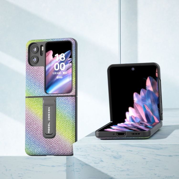 For OPPO Find N2 Flip Diamond Series Phone Case with Holder