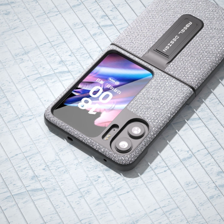 For OPPO Find N2 Flip Diamond Series Phone Case with Holder