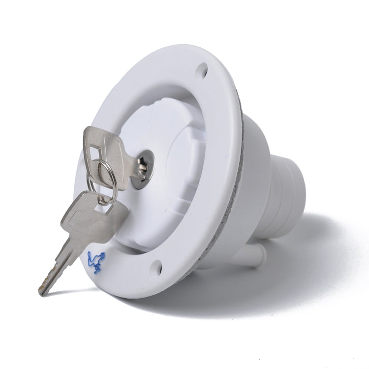 Locking Gravity Water Inlet Fill Dish Hatch Lock for RV Camper Trailer Cars