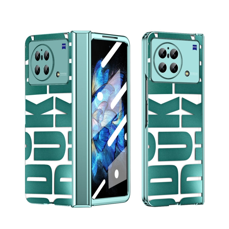 For vivo X Fold Integrated Electroplating Folding Phone Case with Hinge