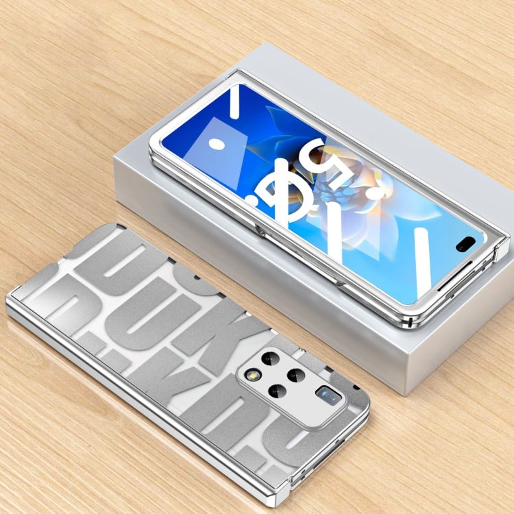 For Huawei Mate X2 Integrated Electroplating Folding Phone Case with Hinge