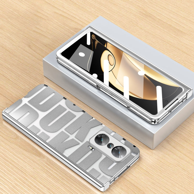 For Honor Magic V Integrated Electroplating Folding Phone Case with Hinge