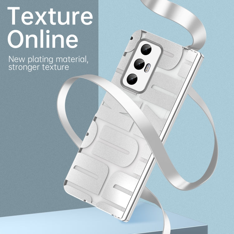 For Xiaomi Mi Mix Fold Integrated Electroplating Folding Phone Case with Hinge