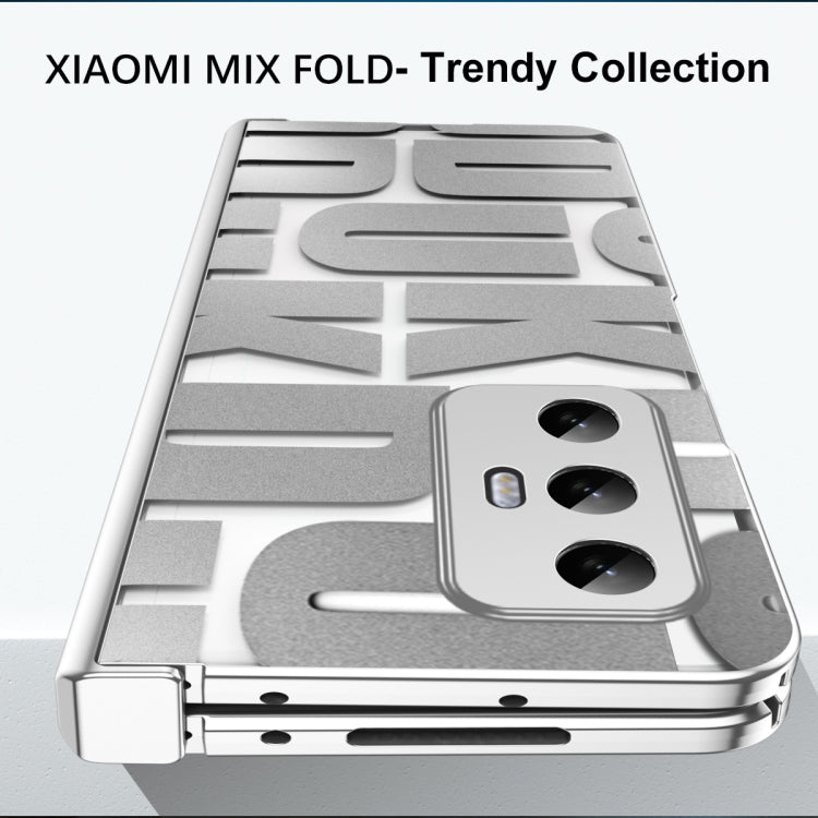 For Xiaomi Mi Mix Fold Integrated Electroplating Folding Phone Case with Hinge