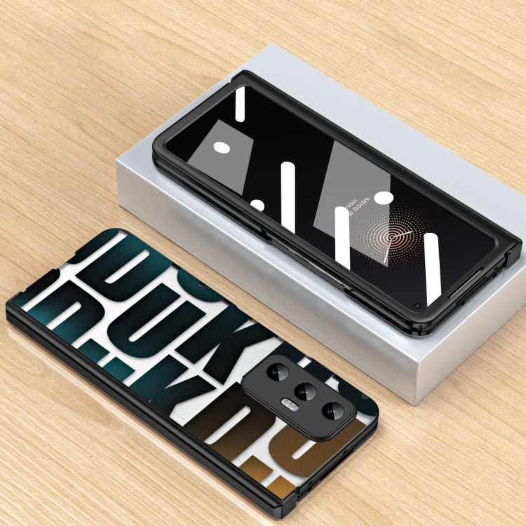 For Xiaomi Mi Mix Fold Integrated Electroplating Folding Phone Case with Hinge