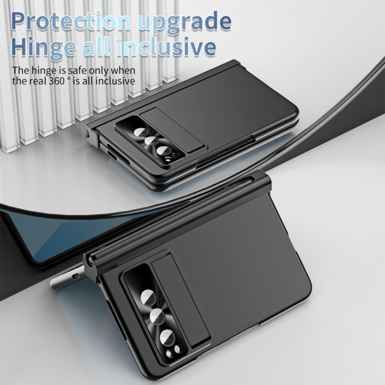 For Google Pixel Fold Integrated Electroplating PC Folding Phone Case