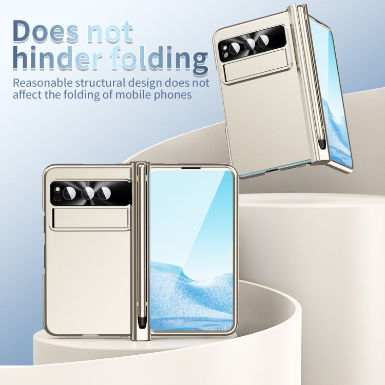 For Google Pixel Fold Integrated Electroplating PC Folding Phone Case