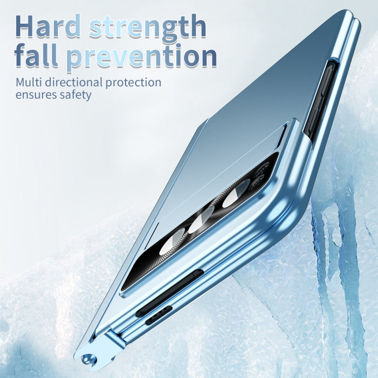 For Google Pixel Fold Integrated Electroplating PC Folding Phone Case