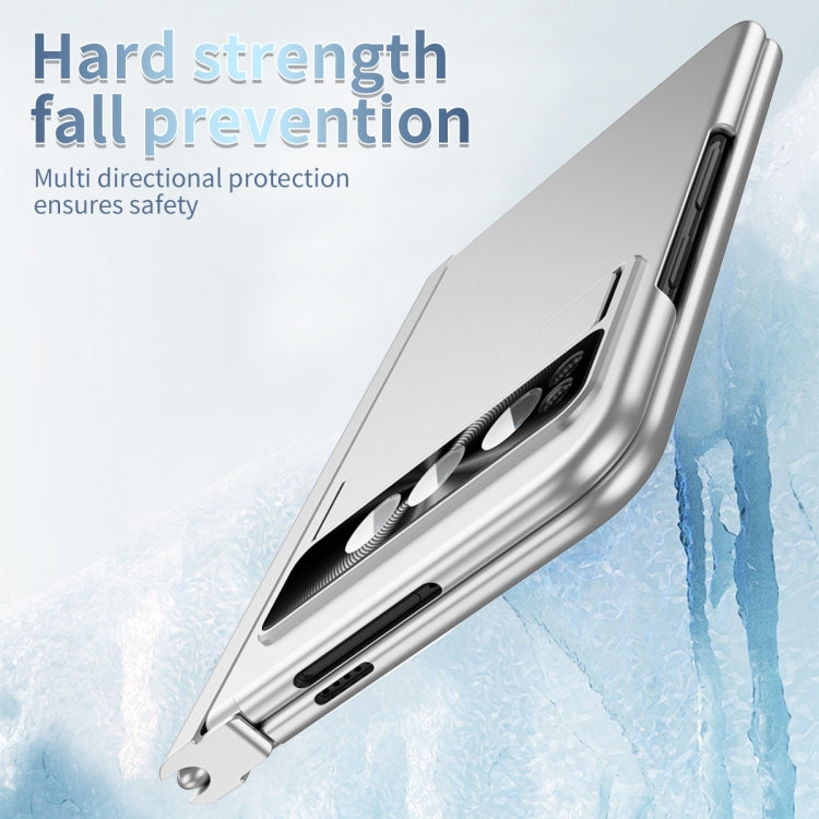 For Google Pixel Fold Integrated Electroplating PC Folding Phone Case