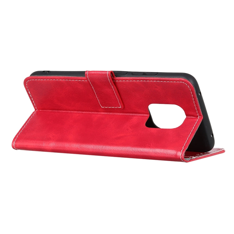 For Xiaomi Redmi 10X 5G / 10X Pro 5G Retro Crazy Horse Texture Horizontal Flip Leather Case with Holder & Card Slots & Photo Frame & Wallet