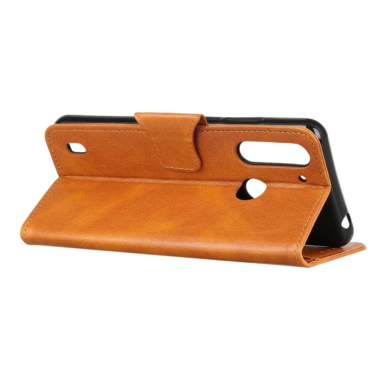 For Motorola Moto G8 Power Lite Mirren Crazy Horse Texture Horizontal Flip Leather Case with Holder & Card Slots & Wallet