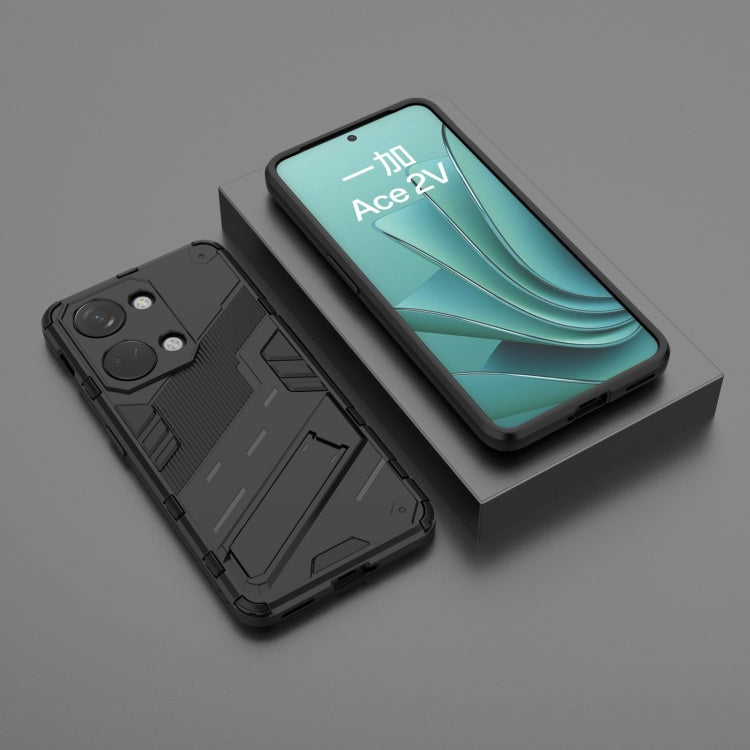For OnePlus Ace 2V Punk Armor 2 in 1 PC + TPU Phone Case with Holder