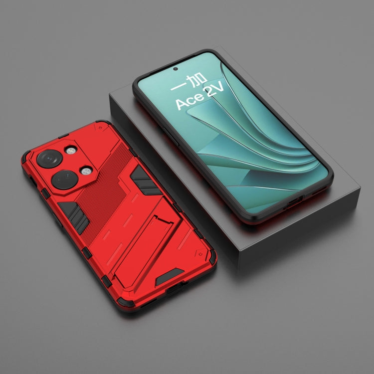 For OnePlus Ace 2V Punk Armor 2 in 1 PC + TPU Phone Case with Holder