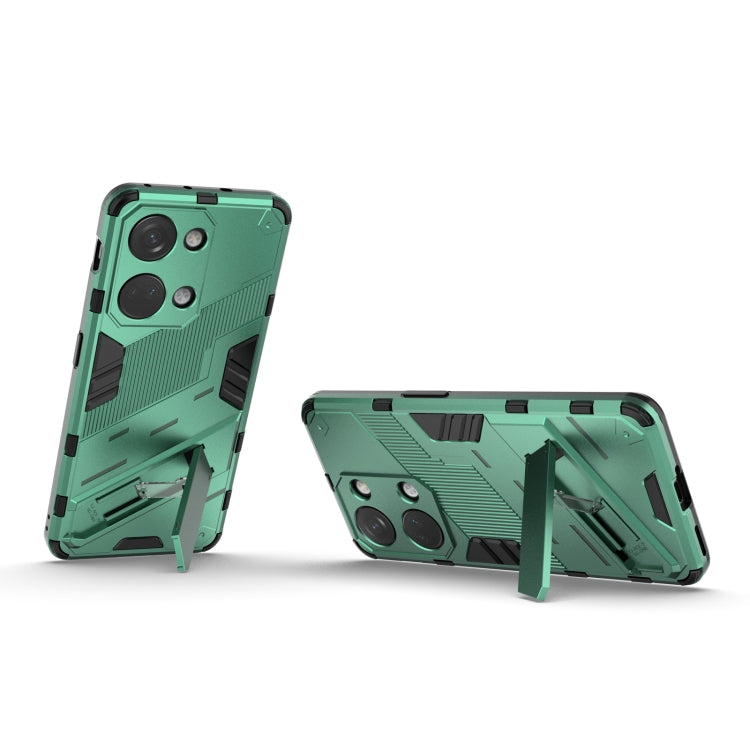 For OnePlus Ace 2V Punk Armor 2 in 1 PC + TPU Phone Case with Holder