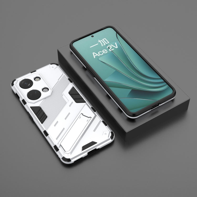 For OnePlus Ace 2V Punk Armor 2 in 1 PC + TPU Phone Case with Holder