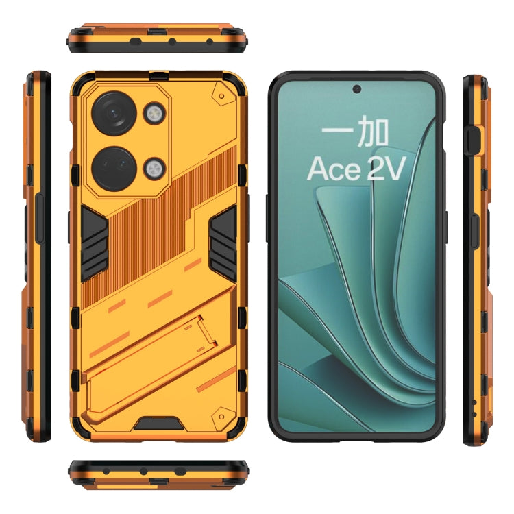 For OnePlus Ace 2V Punk Armor 2 in 1 PC + TPU Phone Case with Holder