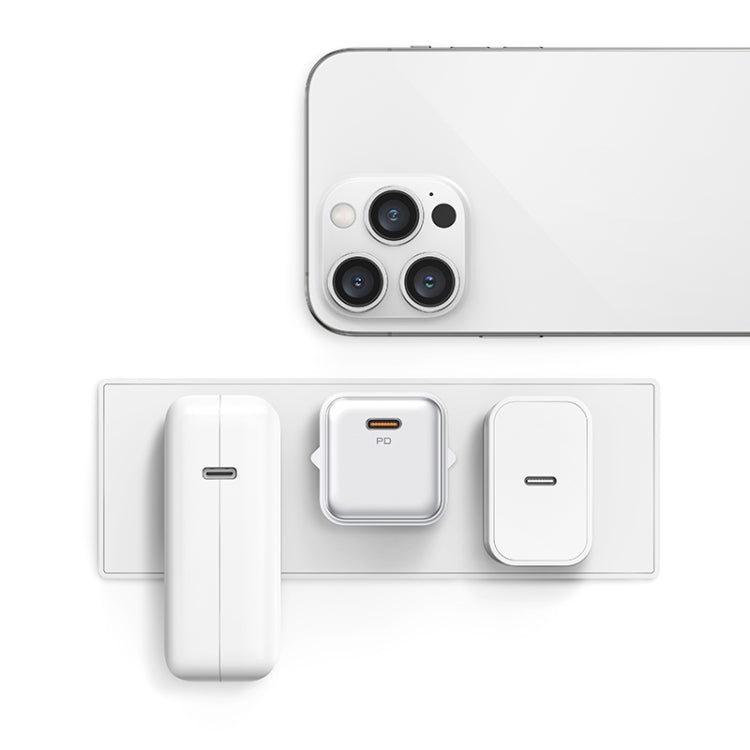 USAMS US-CC183 PD 20W USB-C/Type-C Single Port Electroplating Charger, EU Plug