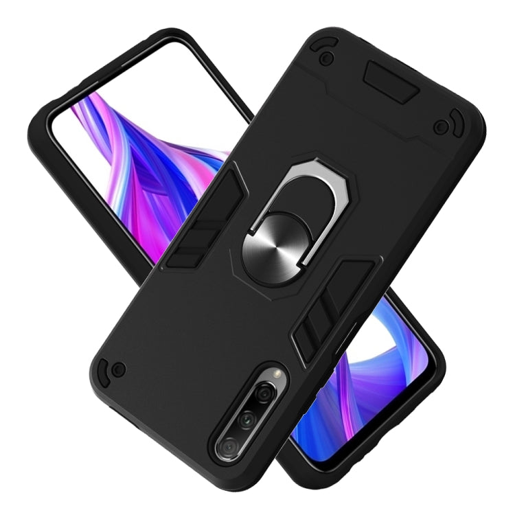 For Huawei Y9s / Honor 9X 2 in 1 Armour Series PC + TPU Protective Case with Ring Holder