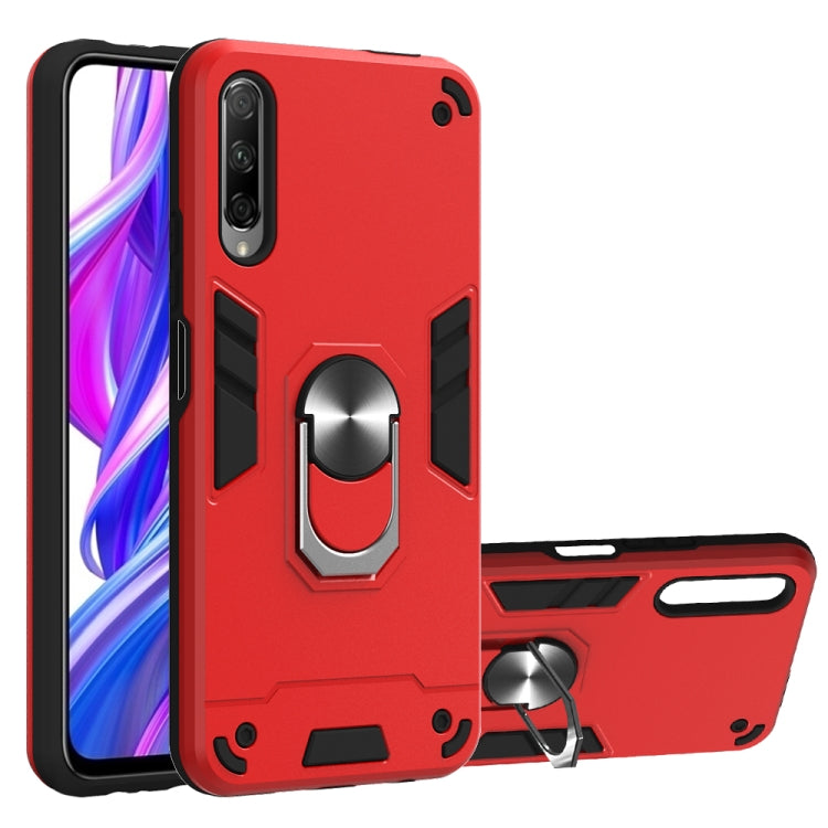 For Huawei Y9s / Honor 9X 2 in 1 Armour Series PC + TPU Protective Case with Ring Holder