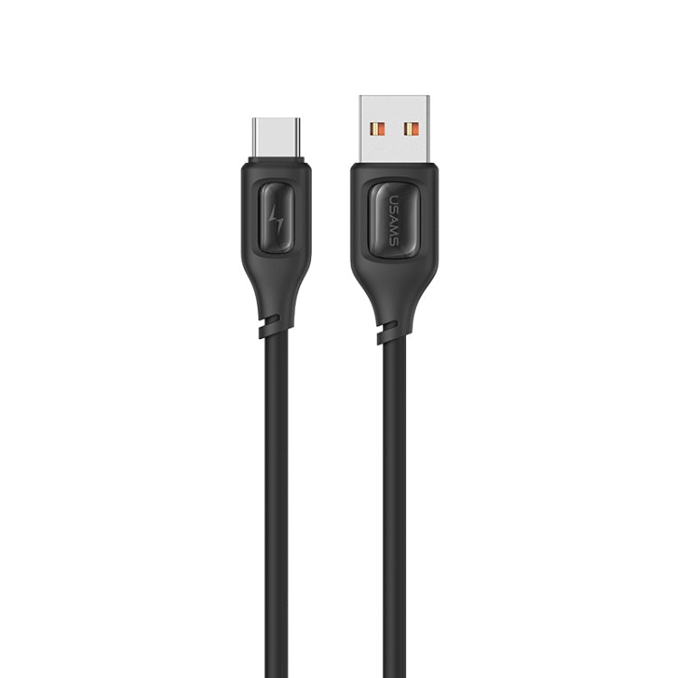 USAMS US-SJ619 3A USB to USB-C/Type-C Silicone Data Cable, Length: 1m