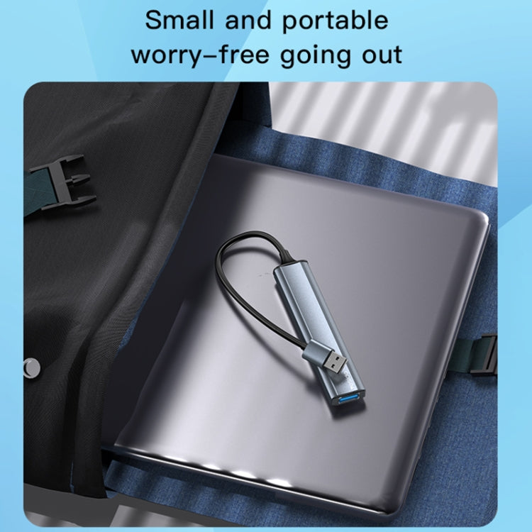 Yesido HB18 4 in 1 USB Multifunctional Docking Station HUB Adapter