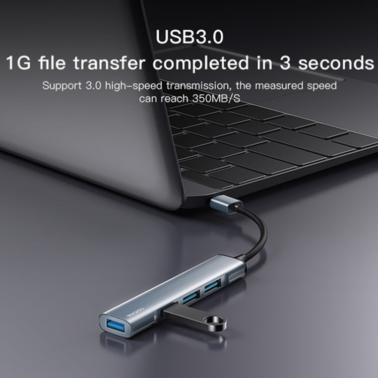 Yesido HB18 4 in 1 USB Multifunctional Docking Station HUB Adapter