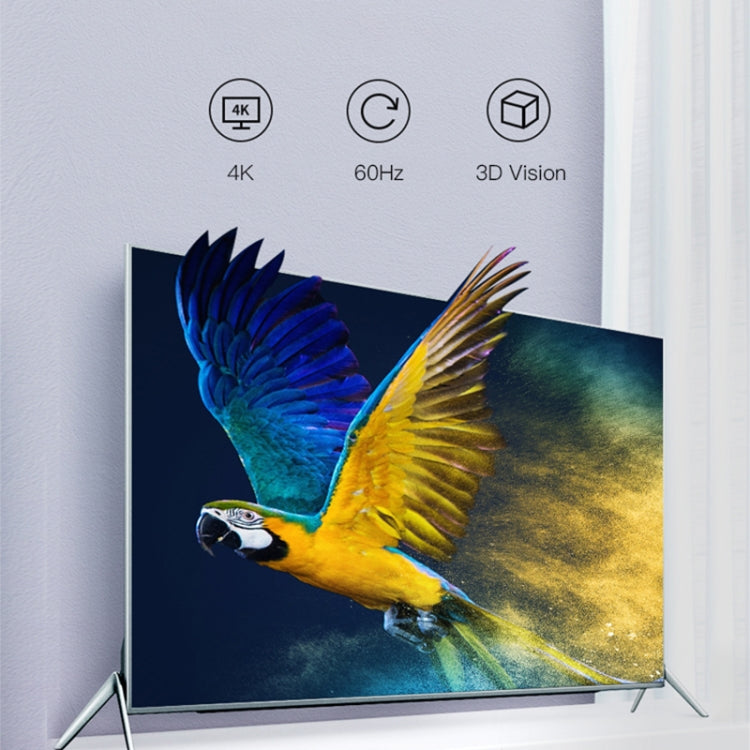 Yesido HM08 HDMI Male to HDMI Male HD Adapter Cable, Length:2m