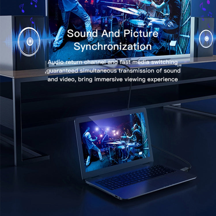 Yesido HM09 HDMI Male to HDMI Male HD Adapter Cable, Length:1.5m