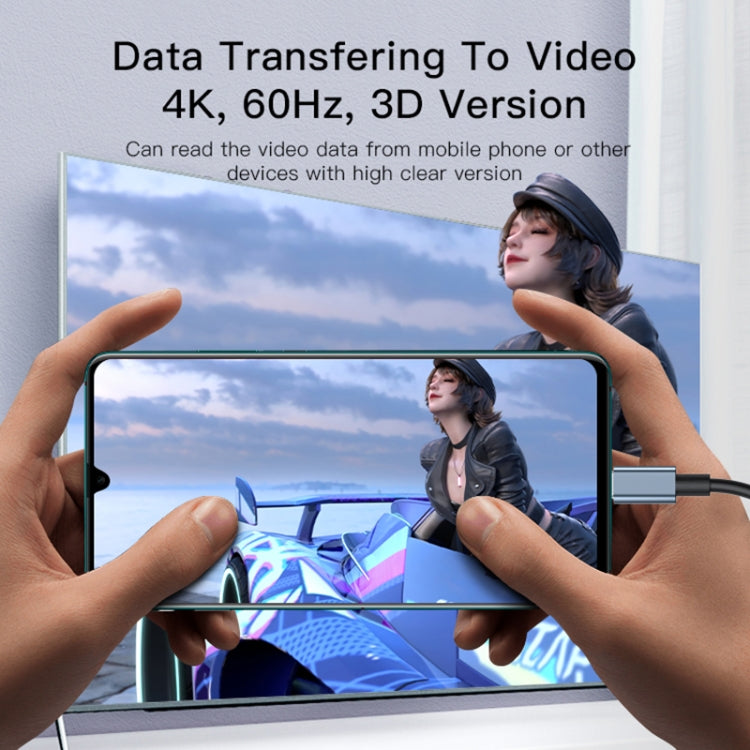 Yesido HM10 USB-C / Type-C to HDMI HD Adapter Cable, Length:2m