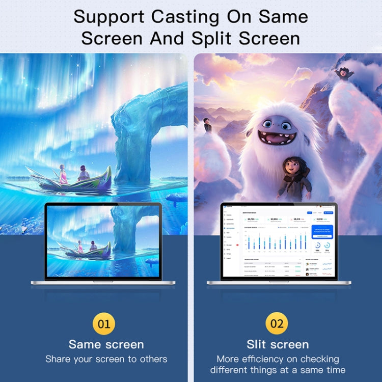 Yesido HM10 USB-C / Type-C to HDMI HD Adapter Cable, Length:2m