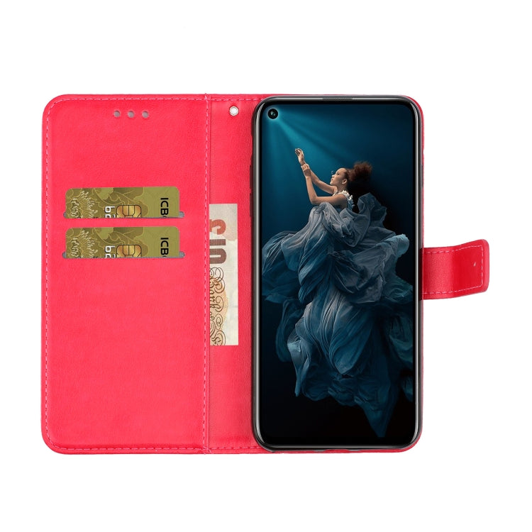 For Huawei Y7P / P40 lite E Diamond Encrusted Butterflies Embossing Pattern Horizontal Flip Leather Case with Holder & Card Slots & Wallet & Lanyard