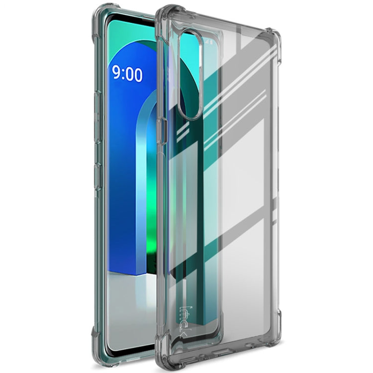 For LG Velvet IMAK Full Coverage Shockproof TPU Protective Case