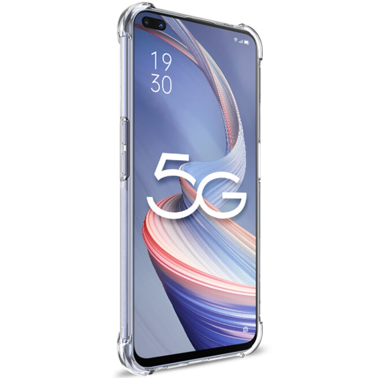 For OPPO A92s IMAK Full Coverage Shockproof TPU Protective Case