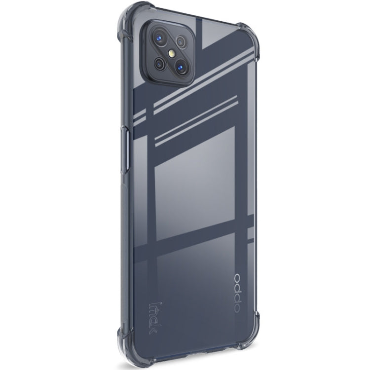 For OPPO A92s IMAK Full Coverage Shockproof TPU Protective Case