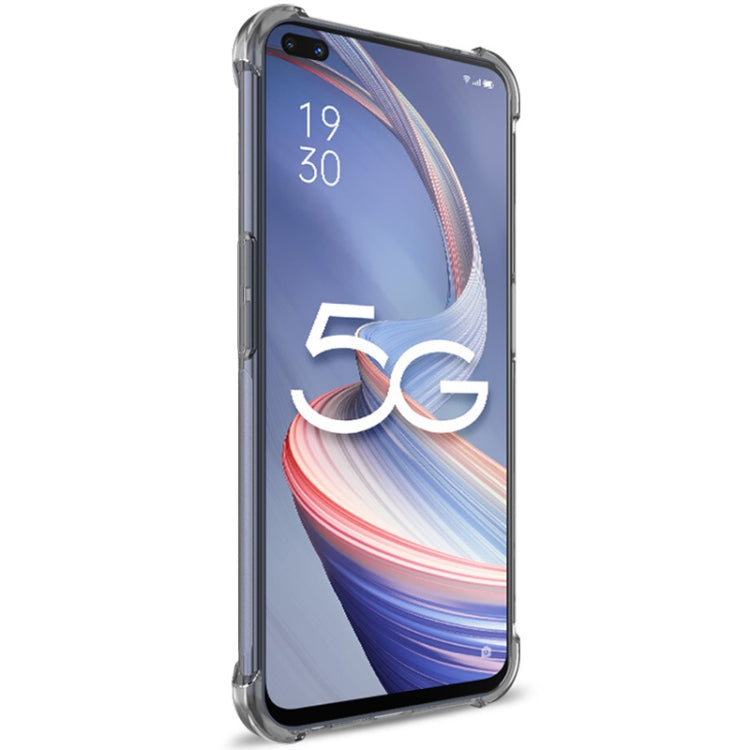 For OPPO A92s IMAK Full Coverage Shockproof TPU Protective Case