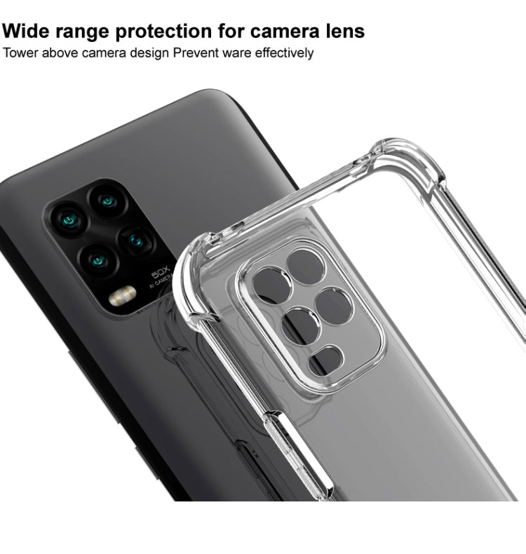 For Xiaomi Mi 10 Lite 5G IMAK Full Coverage Shockproof TPU Protective Case