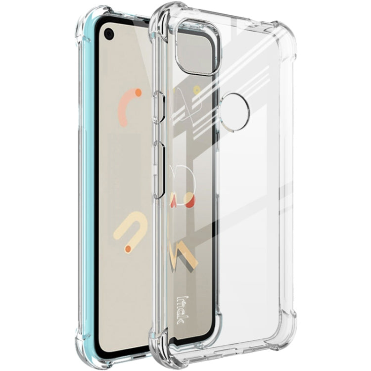 For Google Pixel 4a IMAK Full Coverage Shockproof TPU Protective Case