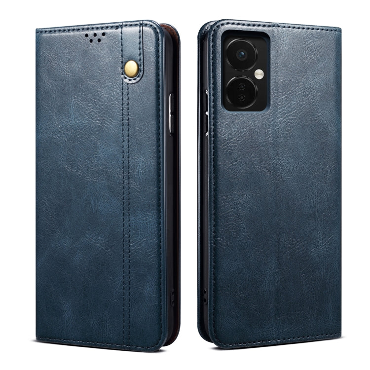 For OnePlus Nord CE 3 Oil Wax Crazy Horse Texture Leather Phone Case