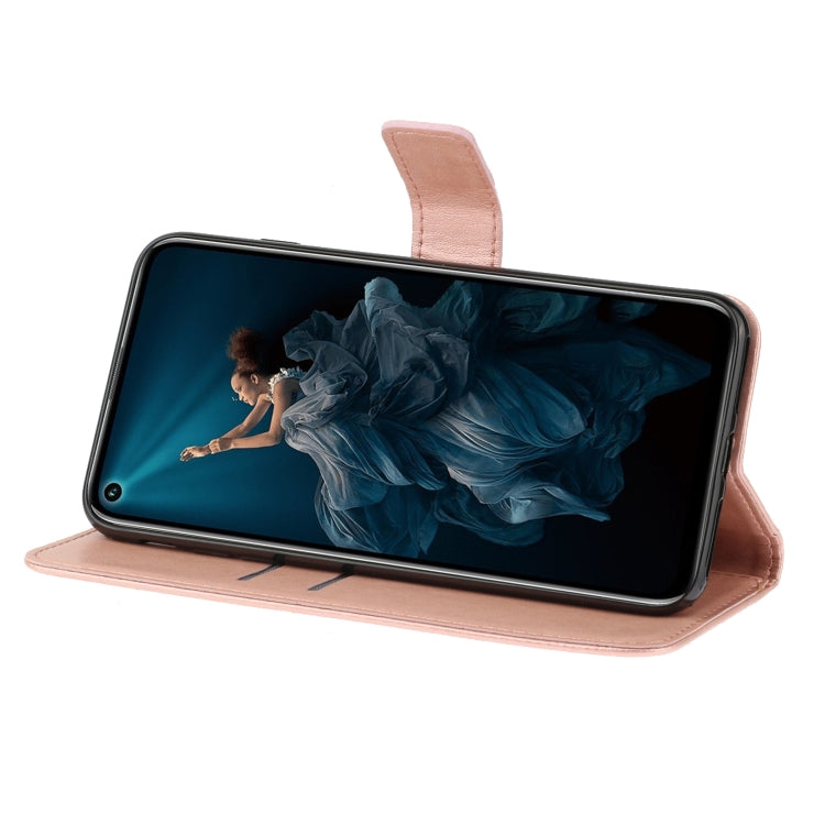 For Huawei Y7P / P40 lite E Diamond Encrusted Plum Blossom Embossing Pattern Horizontal Flip Leather Case with Holder & Card Slots & Wallet & Lanyard